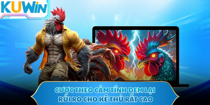 Cược theo cảm tính đem lại rủi ro cho kê thủ rất cao